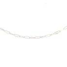 sterling silver paperclip chain for perm bracelets