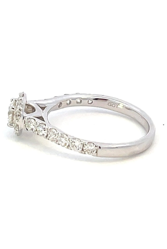 SallyK diamond round halo engagement ring side_100-00765