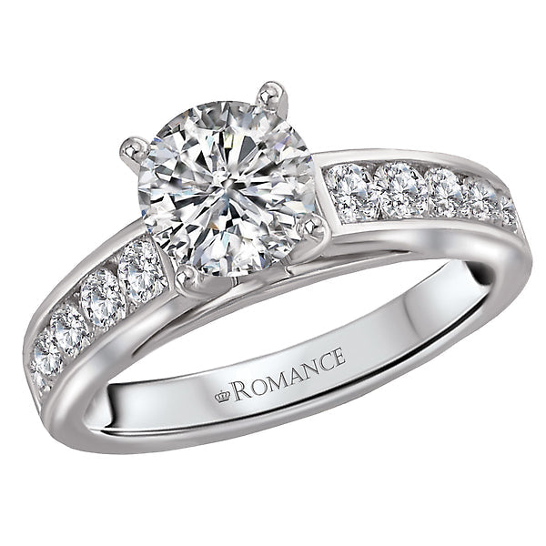 Round Classic Semi-Mount Diamond Ring
