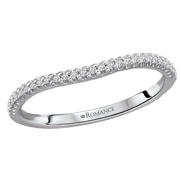 Round Curved Wedding Band