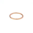 side view of 10kr prong set diamond stackable band