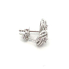 Sterling Silver Double Love Knot Earrings