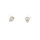front view of 3/4ctw SallyK diamond stud earrings