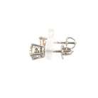 side view of 1.5ctw Forever Fernbaugh's diamond stud earrings