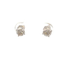 front view of 1.5ctw Fernbaugh's signature diamond stud earrings
