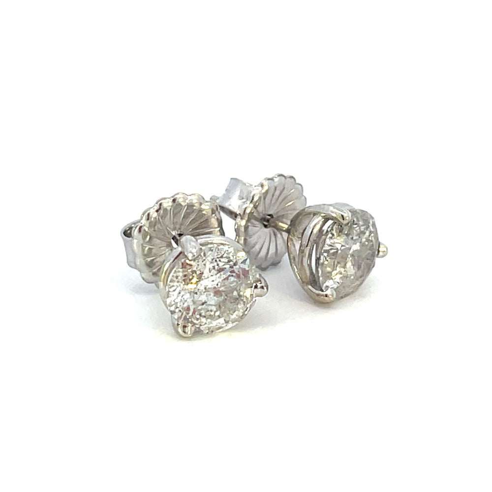 SallyK 3.09CTW Diamond Stud Earrings_150-01870