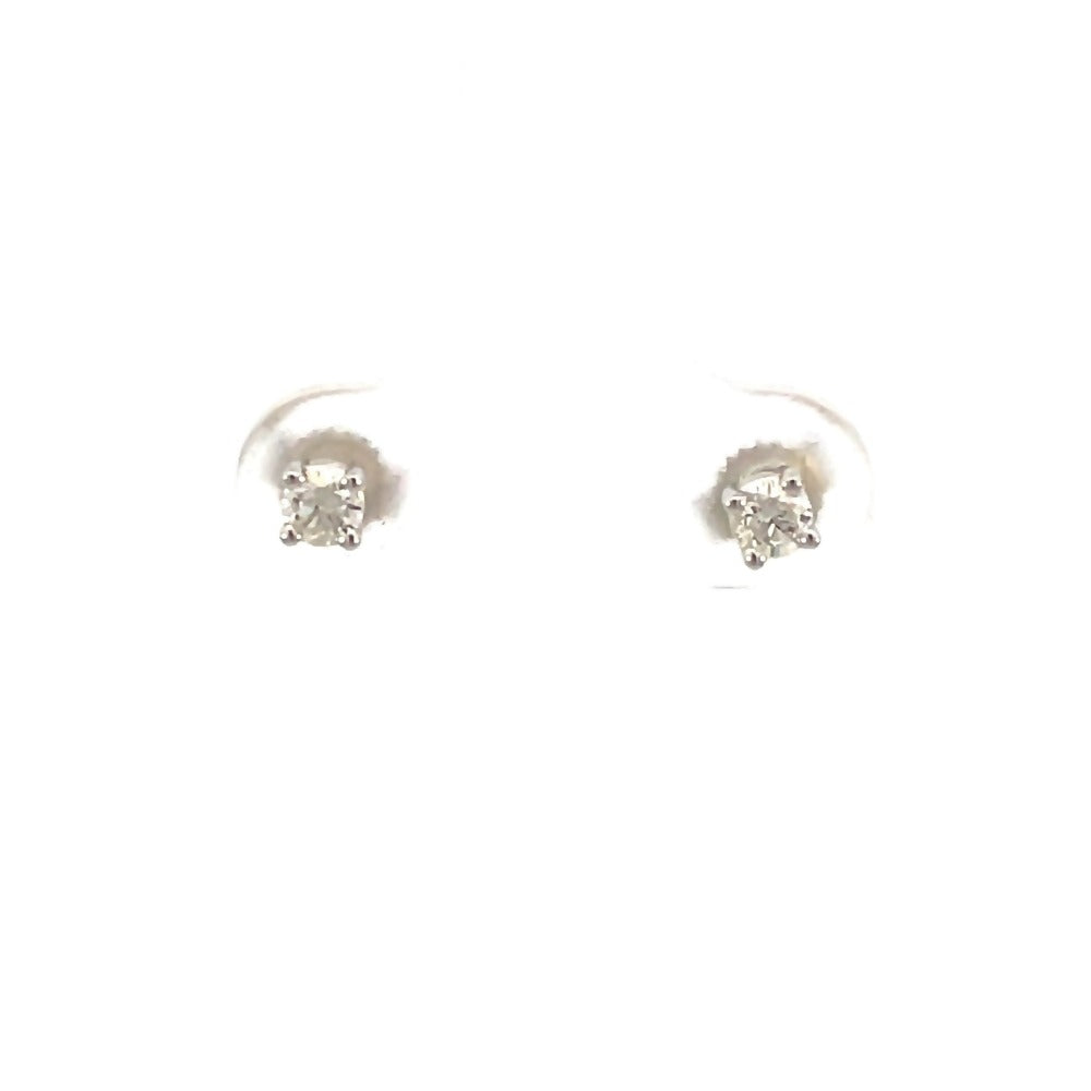 front view of 1/4ctw Fernbaugh's Signature diamond stud earrings