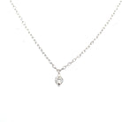 14KW Floating Diamond Pendant | Aurelie Gi