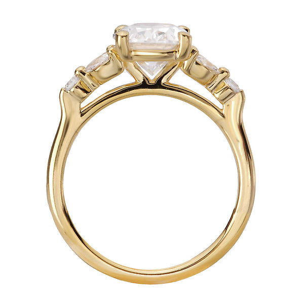 Oval Classic Semi-Mount Engagement Ring