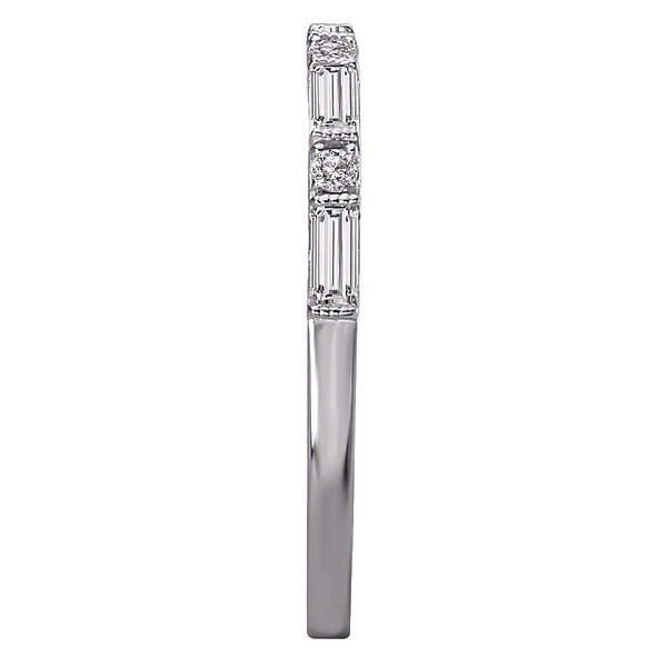 Baguette Diamond Wedding Band