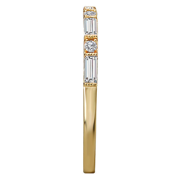 Baguette Diamond Wedding Band