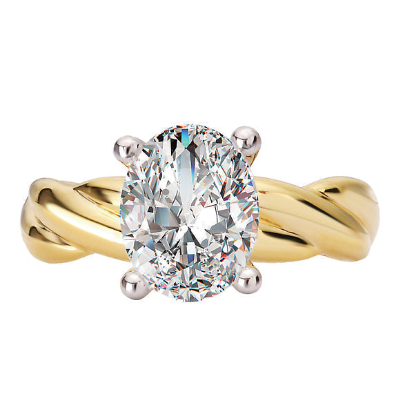 Round Solitaire Diamond Engagement Ring