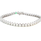 14KW Lab Grown Diamond Tennis Bracelet 7 CTW