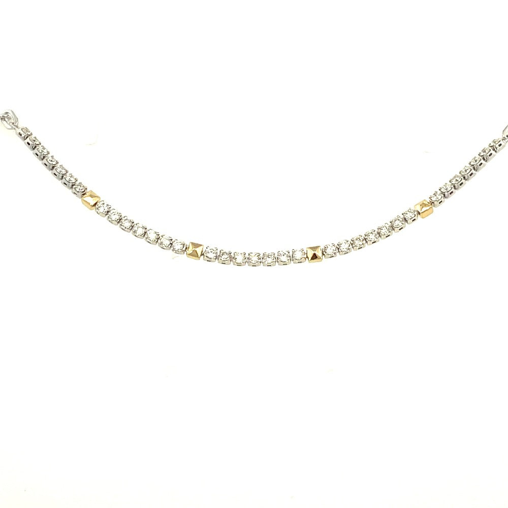 170-00253__SallyK 14WY Paperclip Diamond Bracelet 3/4CTW Angle 2