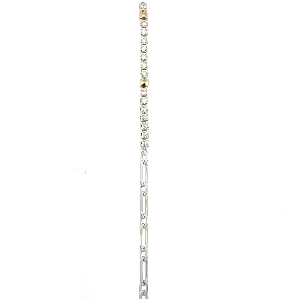 170-00253__SallyK 14WY Paperclip Diamond Bracelet 3/4CTW