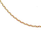 Ania Haie Sterling Silver Mini Link Charm Necklace with Gold Overlay close up look