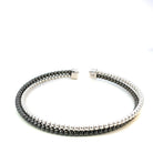 back view of two row beaded bangle