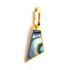 Ania Haie Sterling Silver Abalone Charm with Gold Overlay