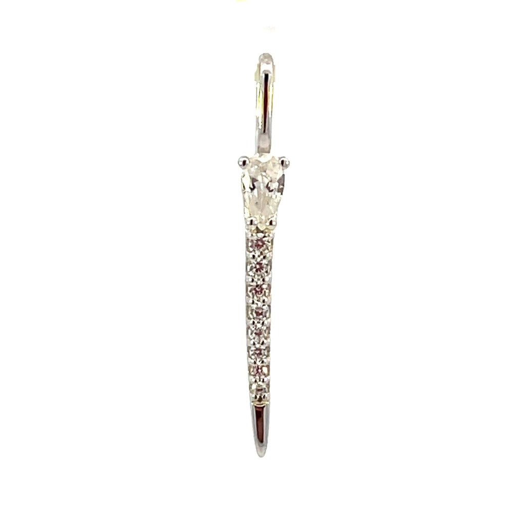 Ania Haie Sterling Silver Sparkle Bar Charm