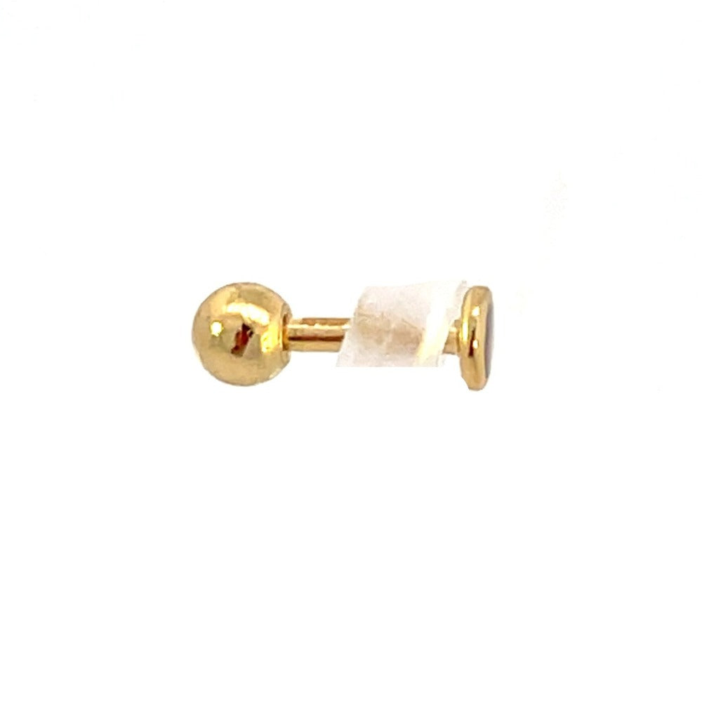 Ania Haie Sterling Silver Disc Barbell Single Earring