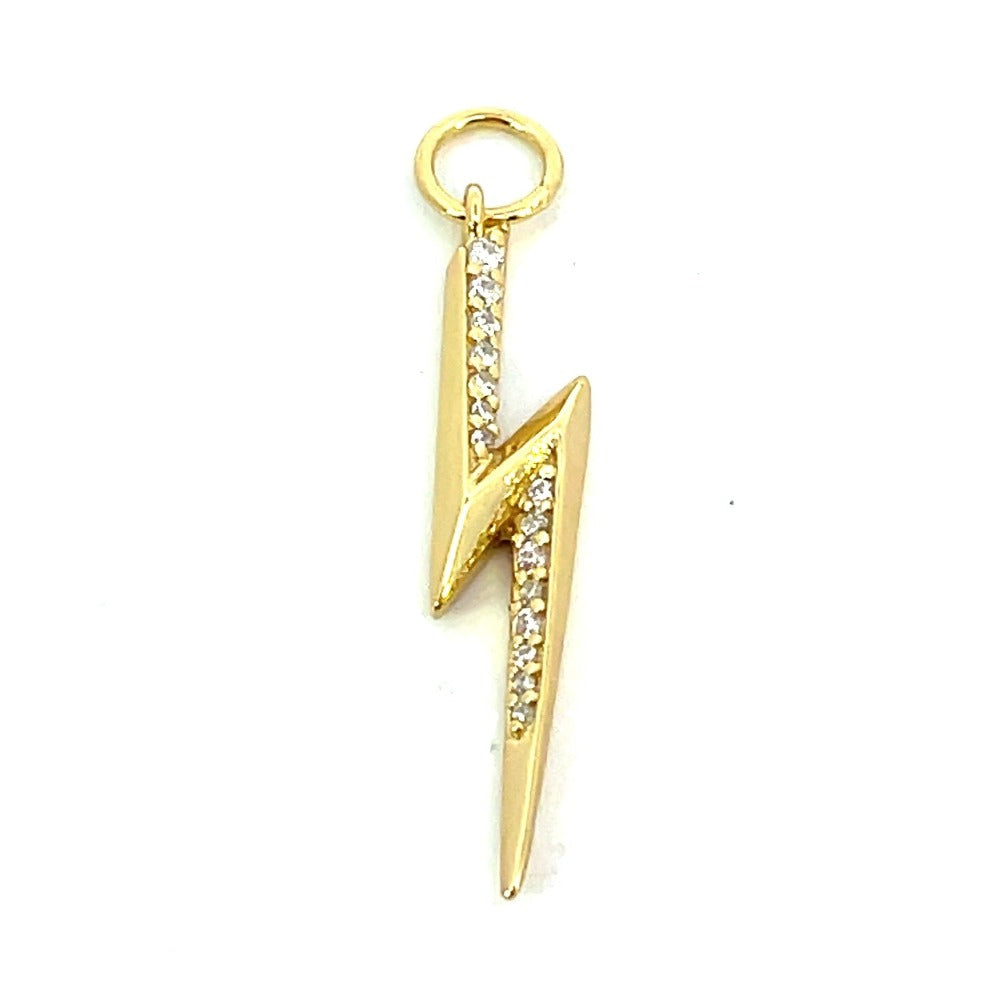 Ania Haie Sterling Silver Lightning Bolt Earring Charm