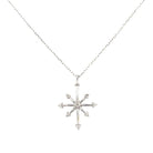 14KW Diamond Octagram Star Pendant