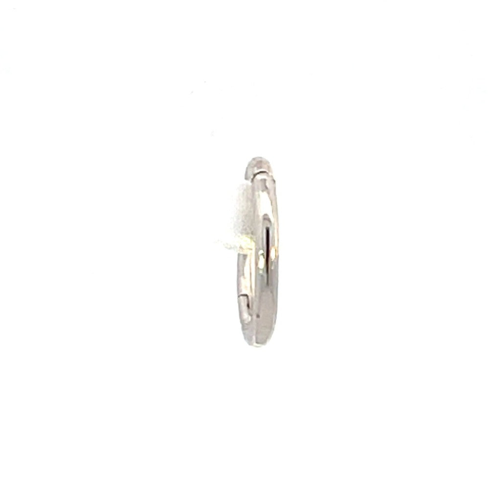 14KW 8.5MM Endless Hoop Earring front