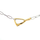 Ania Haie Sterling Silver Arrow Link Bracelet up close