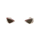 Ania Haie Sterling Silver Abalone Arrow Stud Earrings