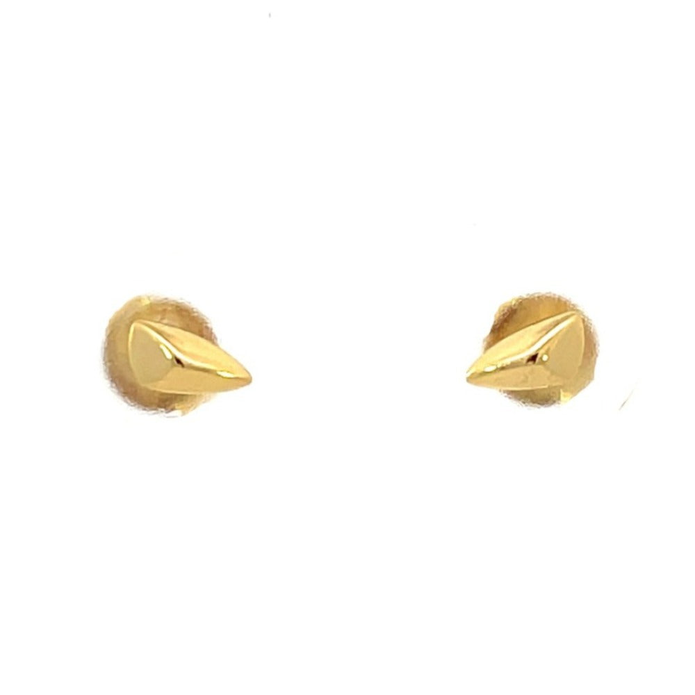 Ania Haie Sterling Silver Arrow Stud Earrings with Gold Overlay