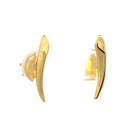 Ania Haie Sterling Silver Arrow Climber Earrings with Gold Overlay side 1