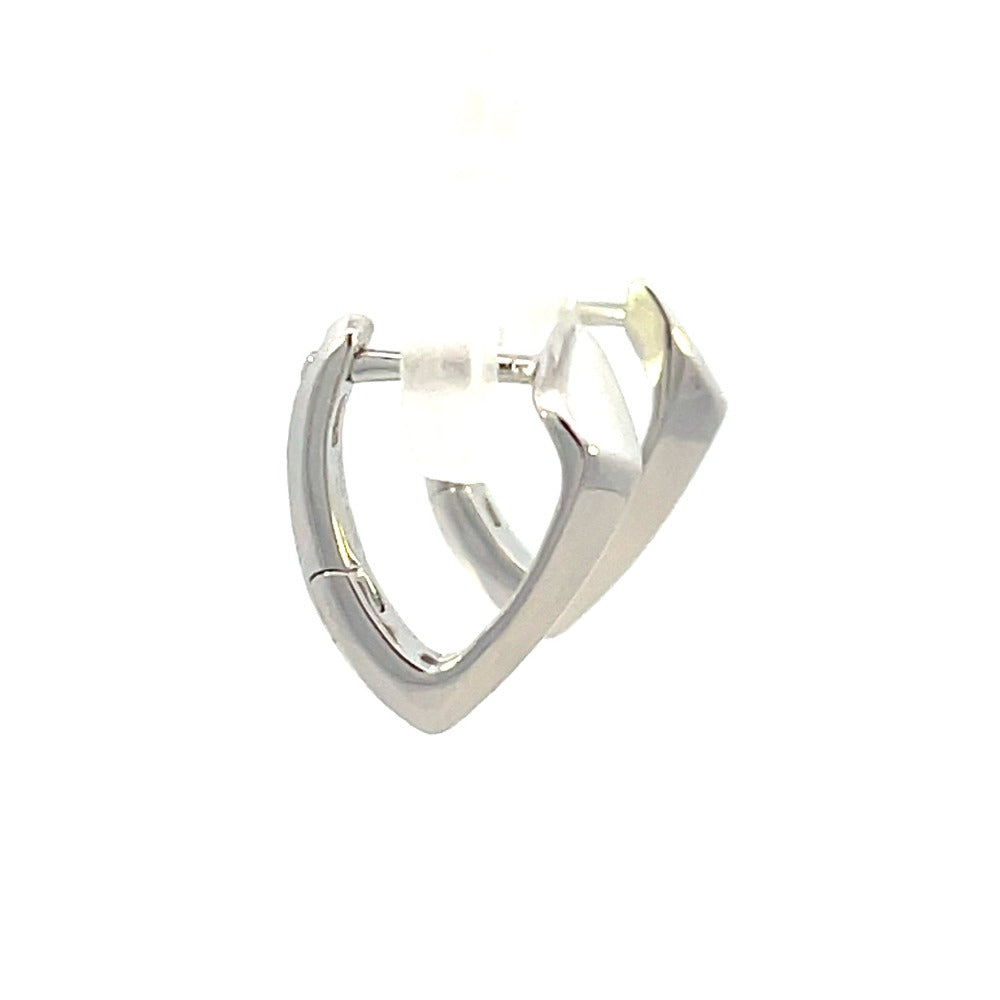 Ania Haie Sterling Silver Arrow Huggie Hoop Earrings profile