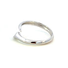 Ania Haie Sterling Silver Adjustable Arrow Twist Ring side 1