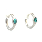 Ania Haie Sterling Silver Huggie Hoop Earrings side 1