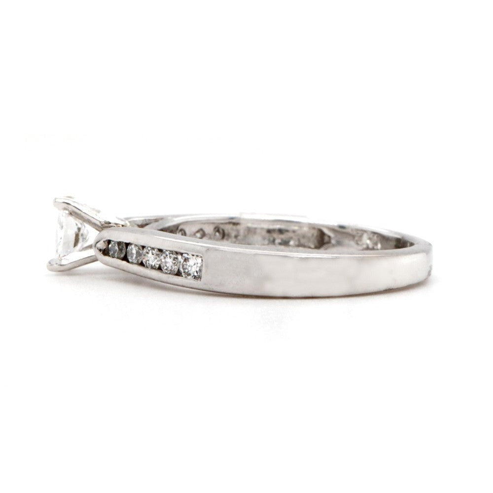 Oval Diamond Engagement Ring side 2