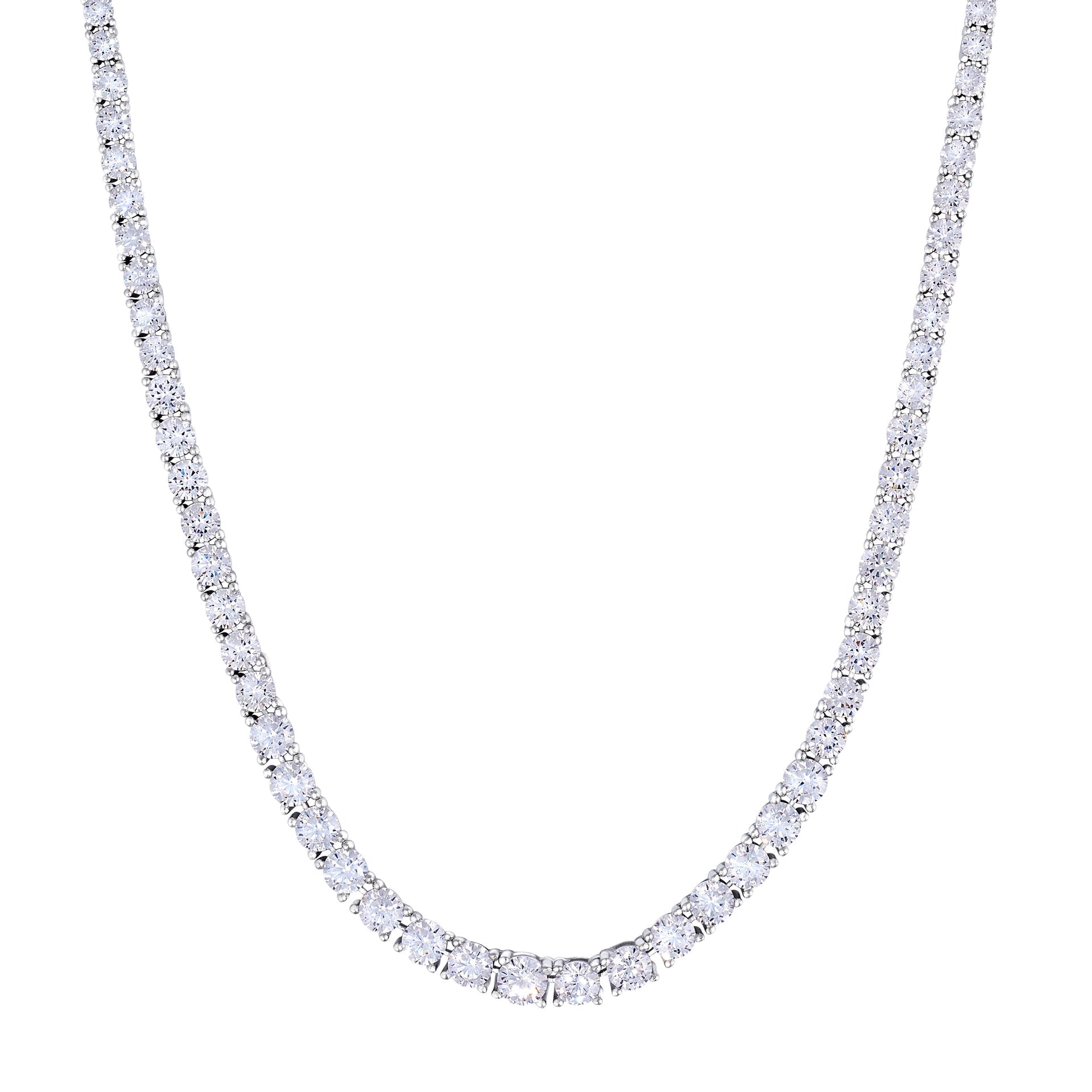 Riviera Style Graduated Tennis Necklace (BL2398N)