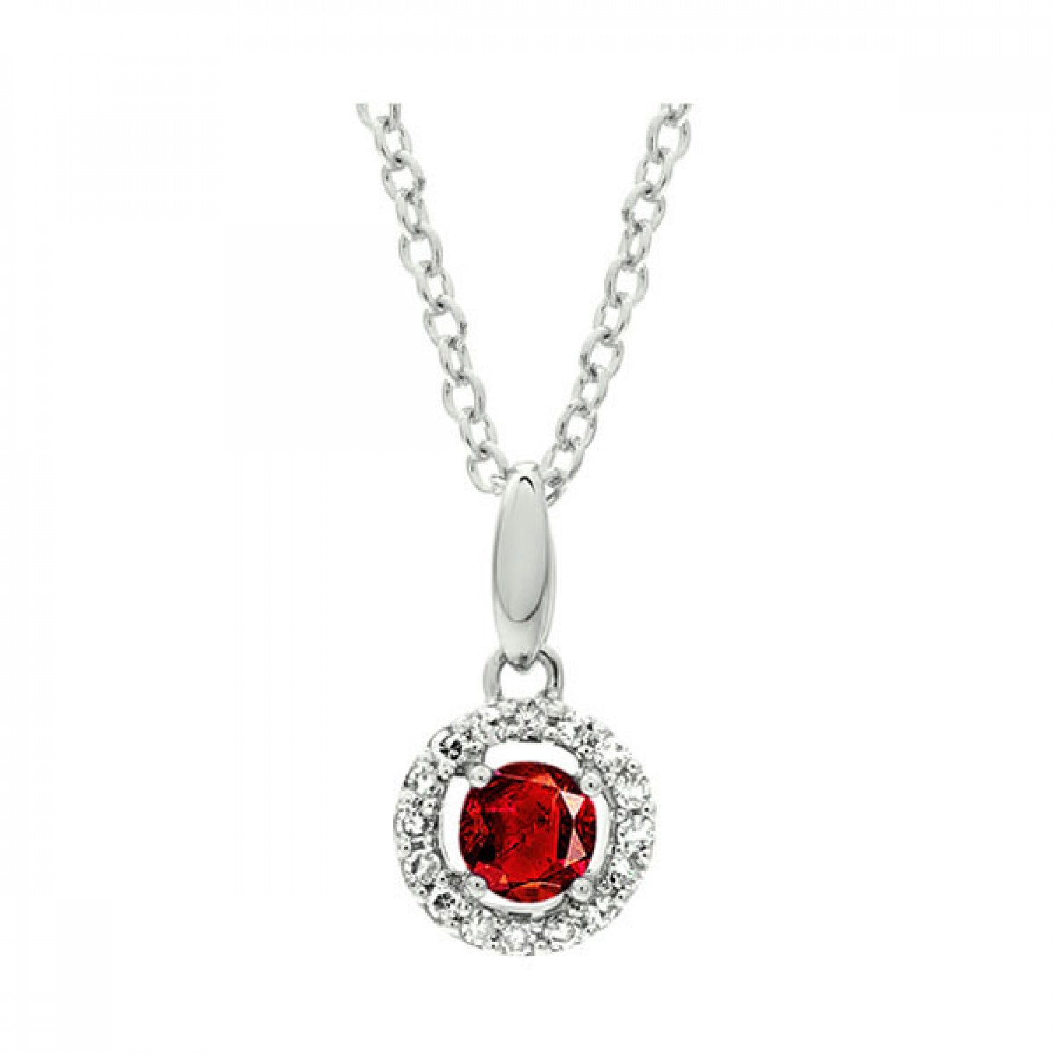 PD10402-1WDR_10KW Round Halo Style Ruby Necklace