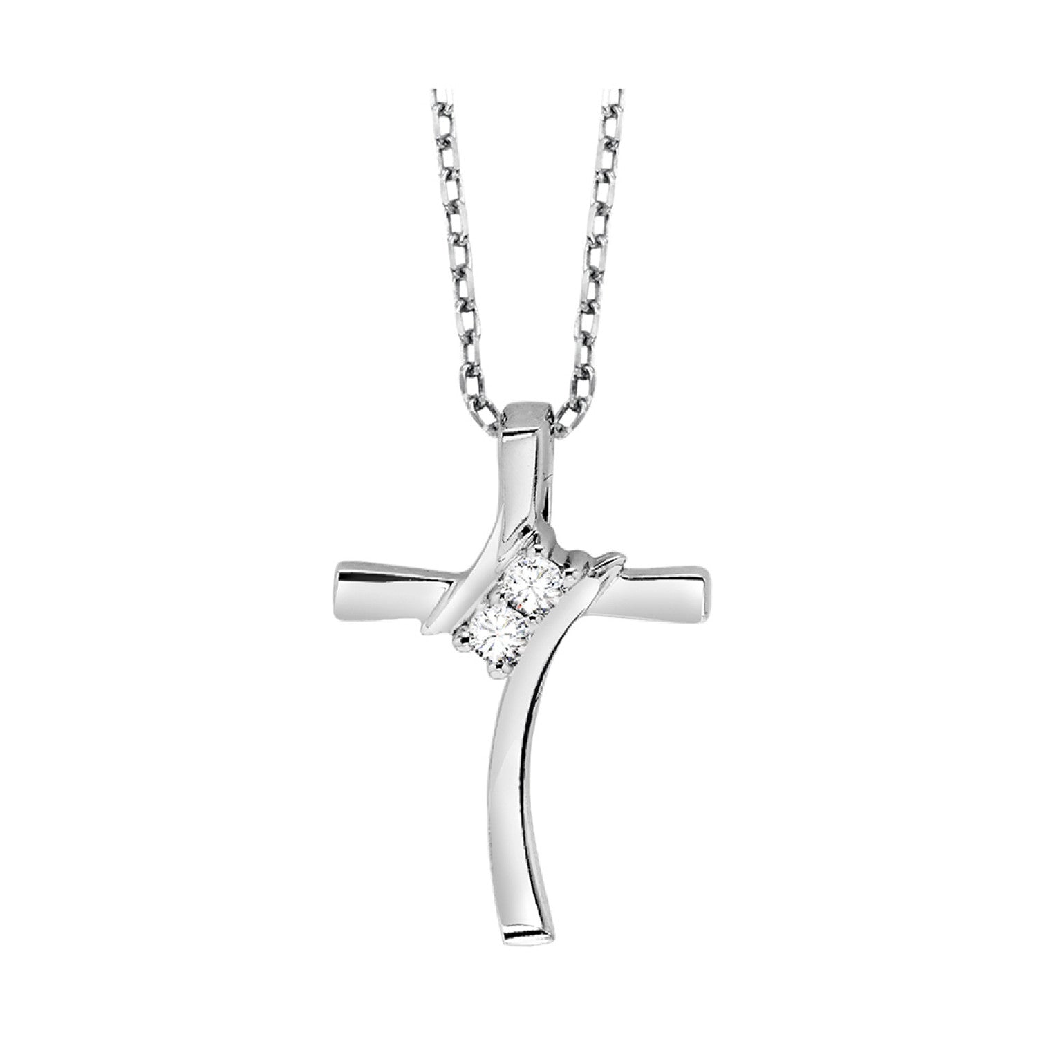 Silver Diamond Pendant | Pendants and Neckwear