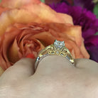 White and Yellow Gold Fashion Two Toned Engagement Ring Profile image