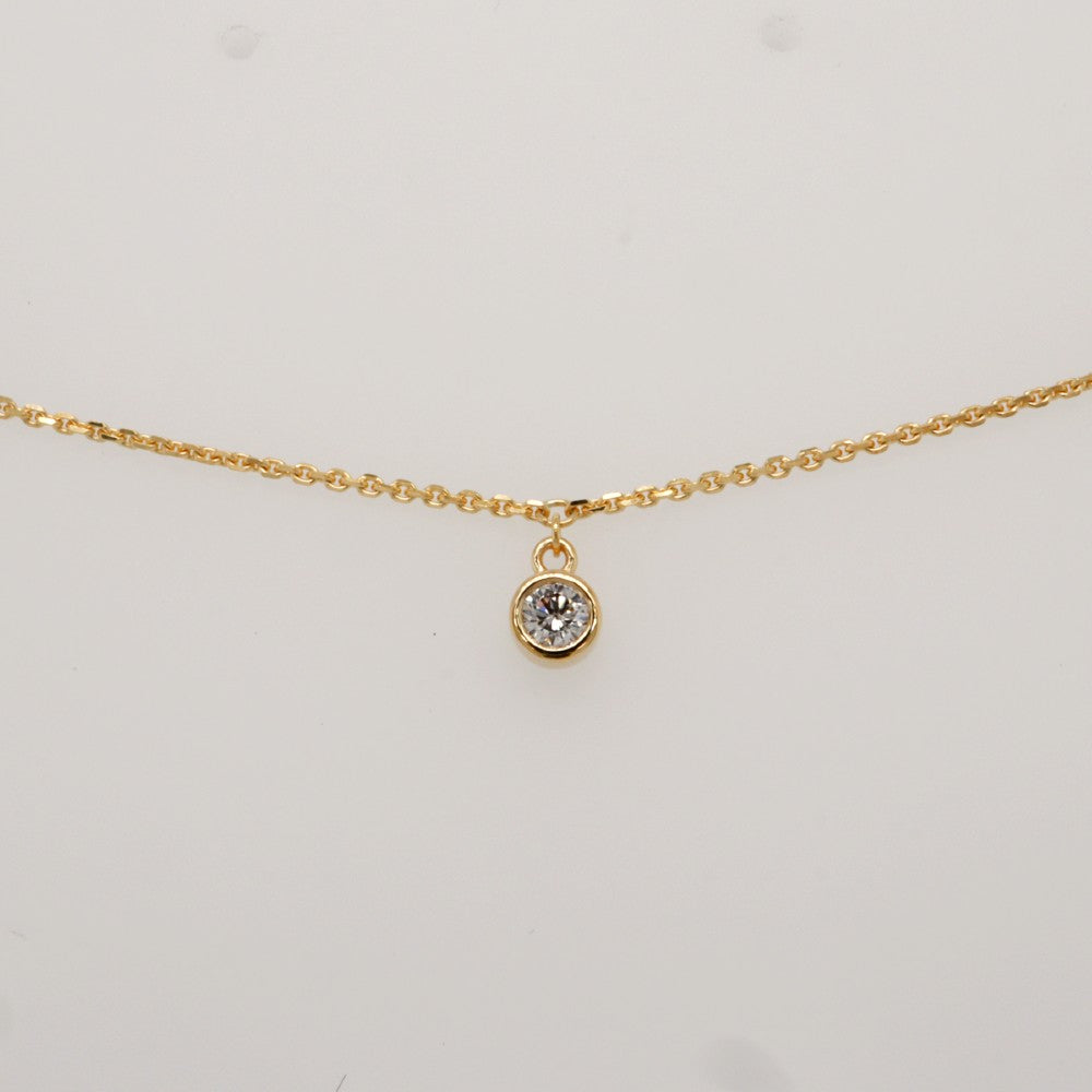 Gold Ankle Bracelet with Diamond Charm