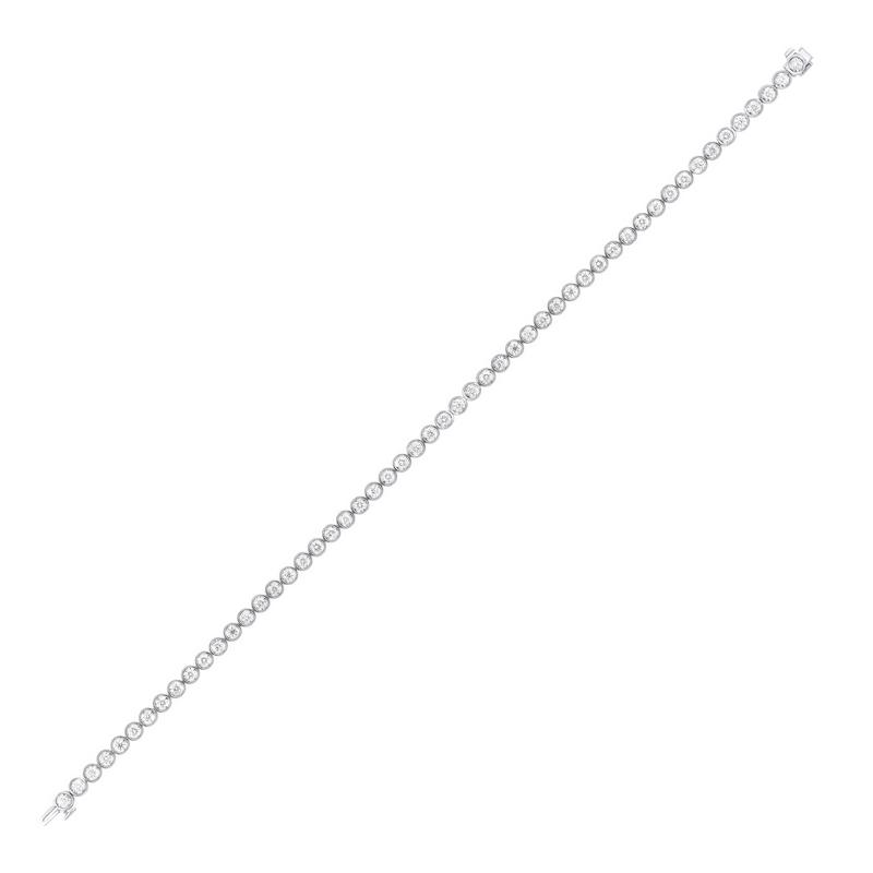 14kw tru ref bezel diamond bracelet 1ct, pd10310-4wc