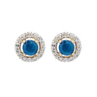 10kw color ens prong sapphire earrings 2/250ct, fr1070-4wd