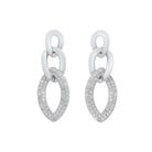 silver (slv 995) fancy fashion earrings