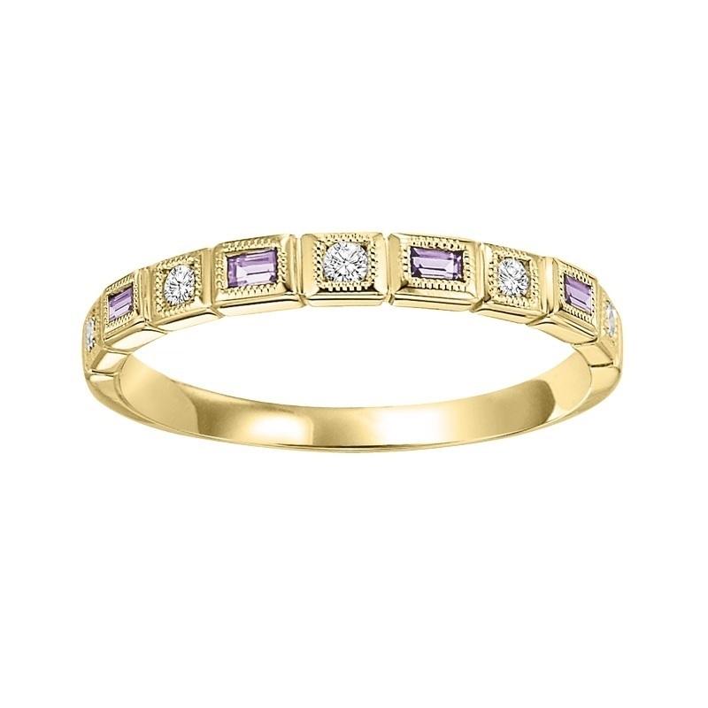 14ky mix bezel pink sapphire band, pc6038p2-4w