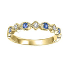 14ky mix prong sapphire band 1/20ct, rg71278-4wc