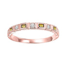 14kr mix bezel citrine band 1/10ct, rg73432-4wb