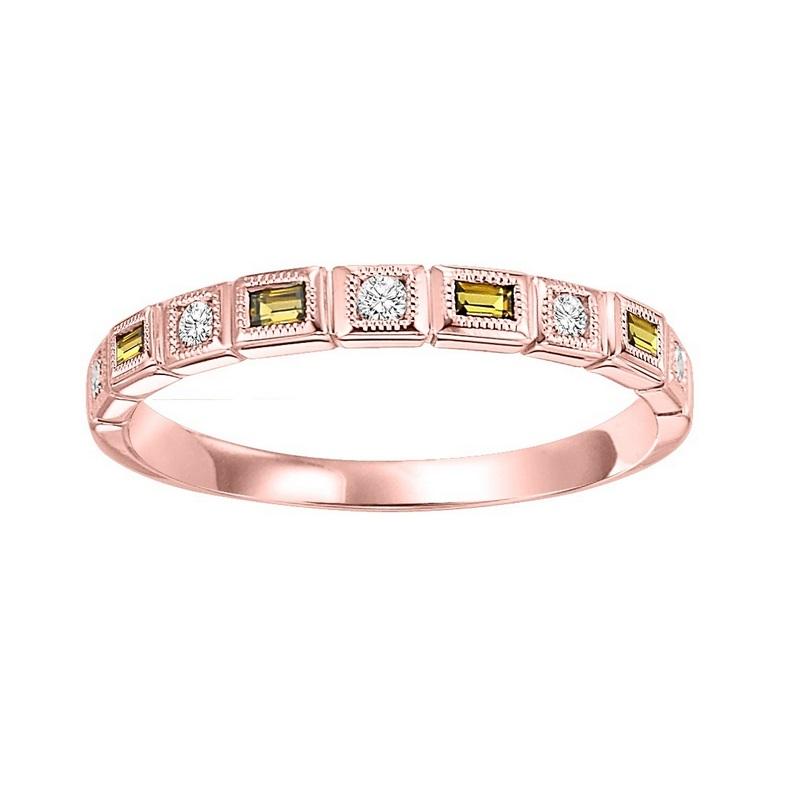 14kr mix bezel citrine band 1/10ct, rg73432-4wb