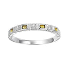 14kw mix bezel citrine band 1/10ct, rg10789-4wd