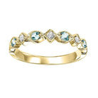 14ky mix prong blue topaz band 1/25ct, rg71629-4wb