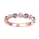 14kr mix prong amethyst band 1/20ct, rg71633-4wb